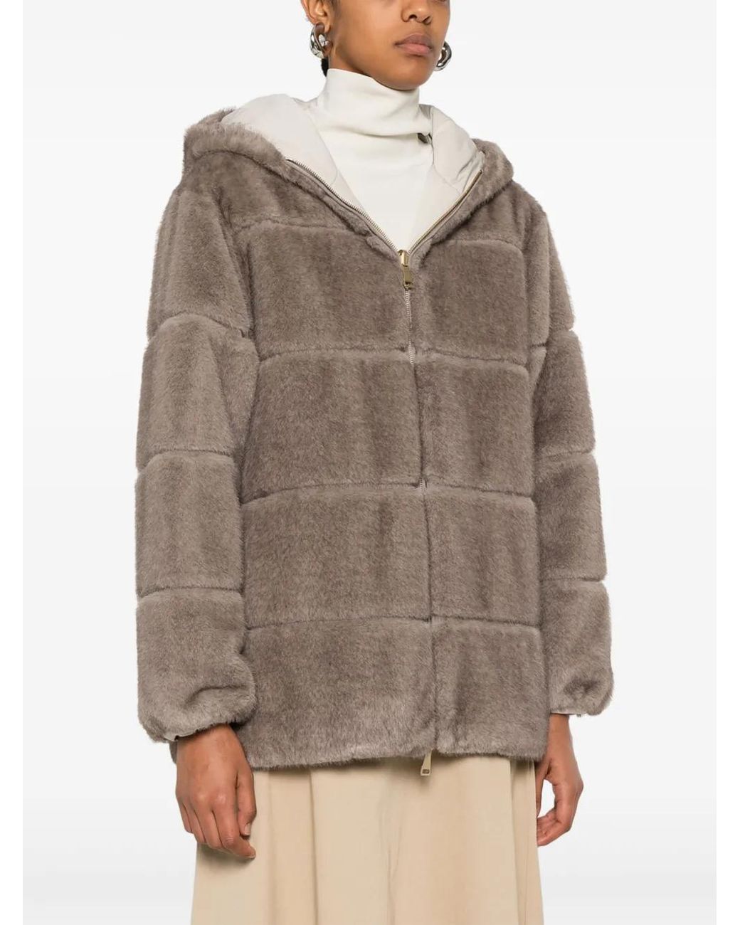 Moncler Brown Brissac Reversible Jacket