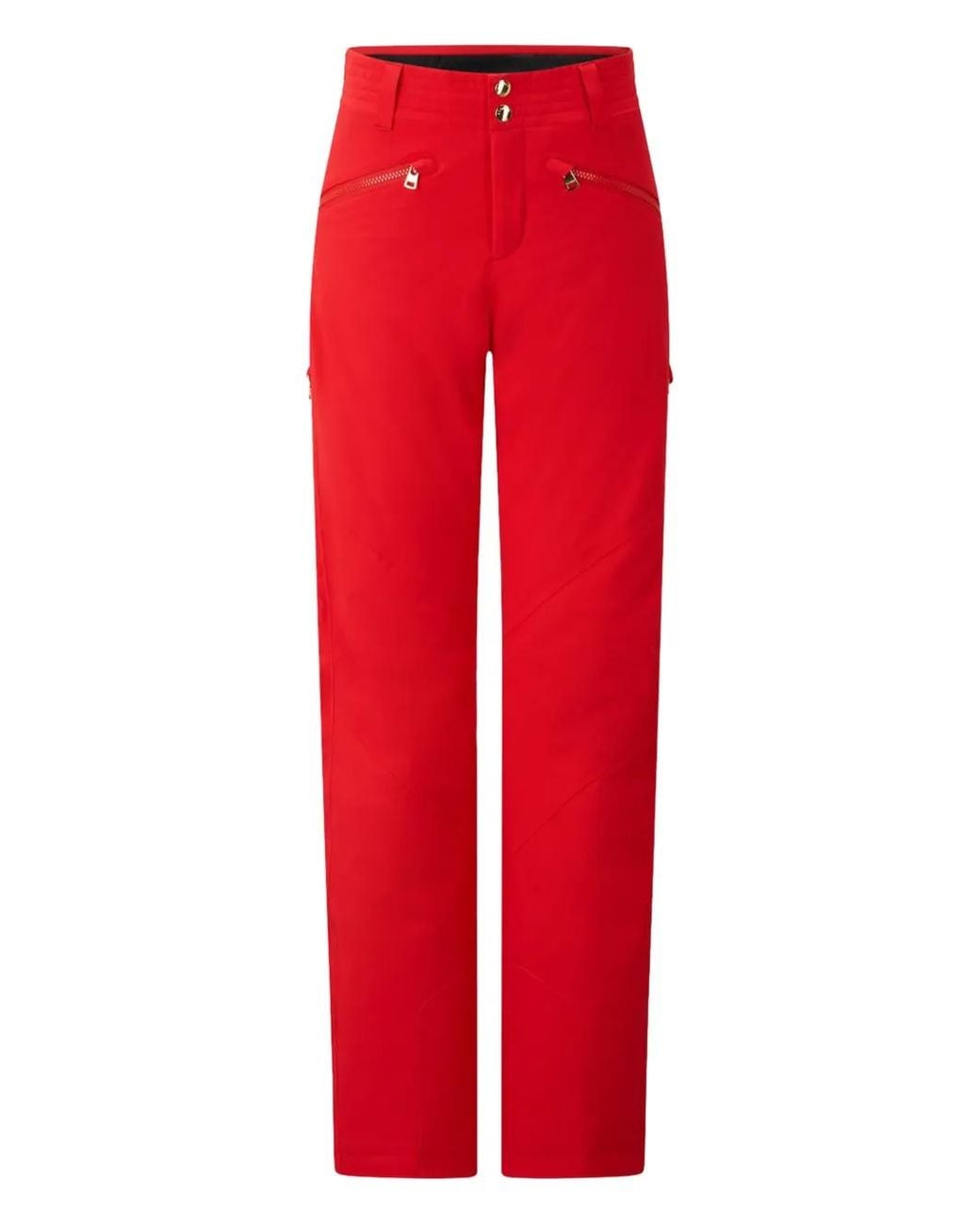 Pantaloni Da Sci Con Taglio Dritto di Bogner in Red