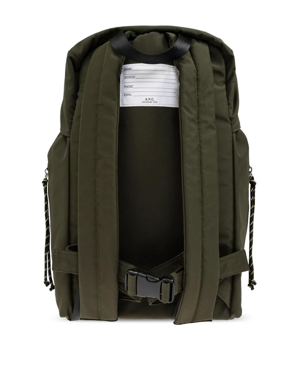 A.P.C. Green Treck Backpack for men