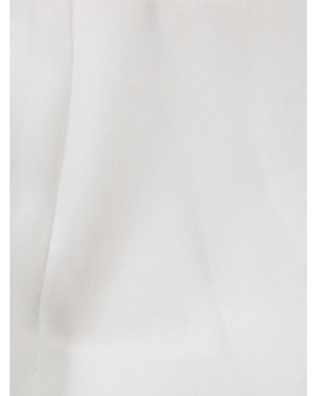 Niccolò Pasqualetti White Round-Neck Blouse