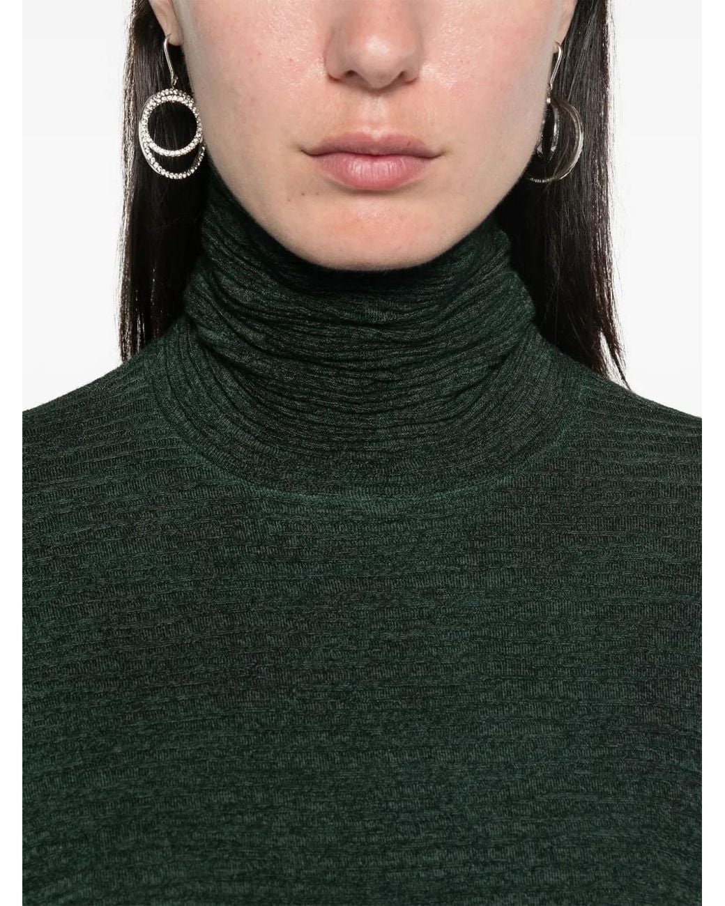 Avant Toi Green Textured Sweater