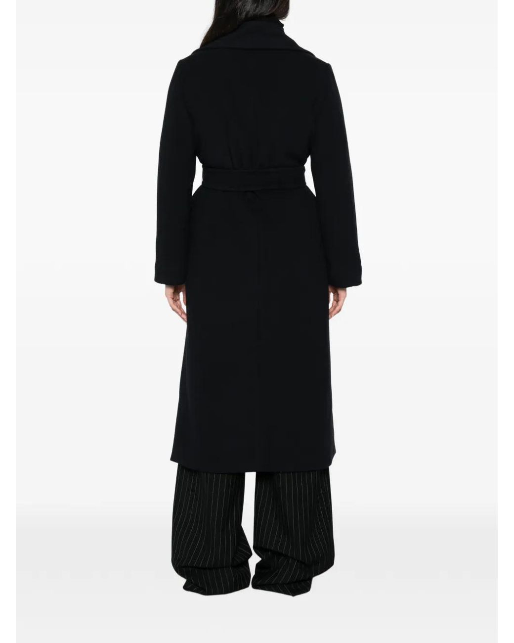 Emme Black Belted Coat