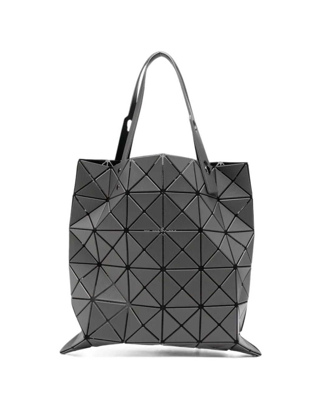Issey Miyake Black Lucent Geometric Tote Bag