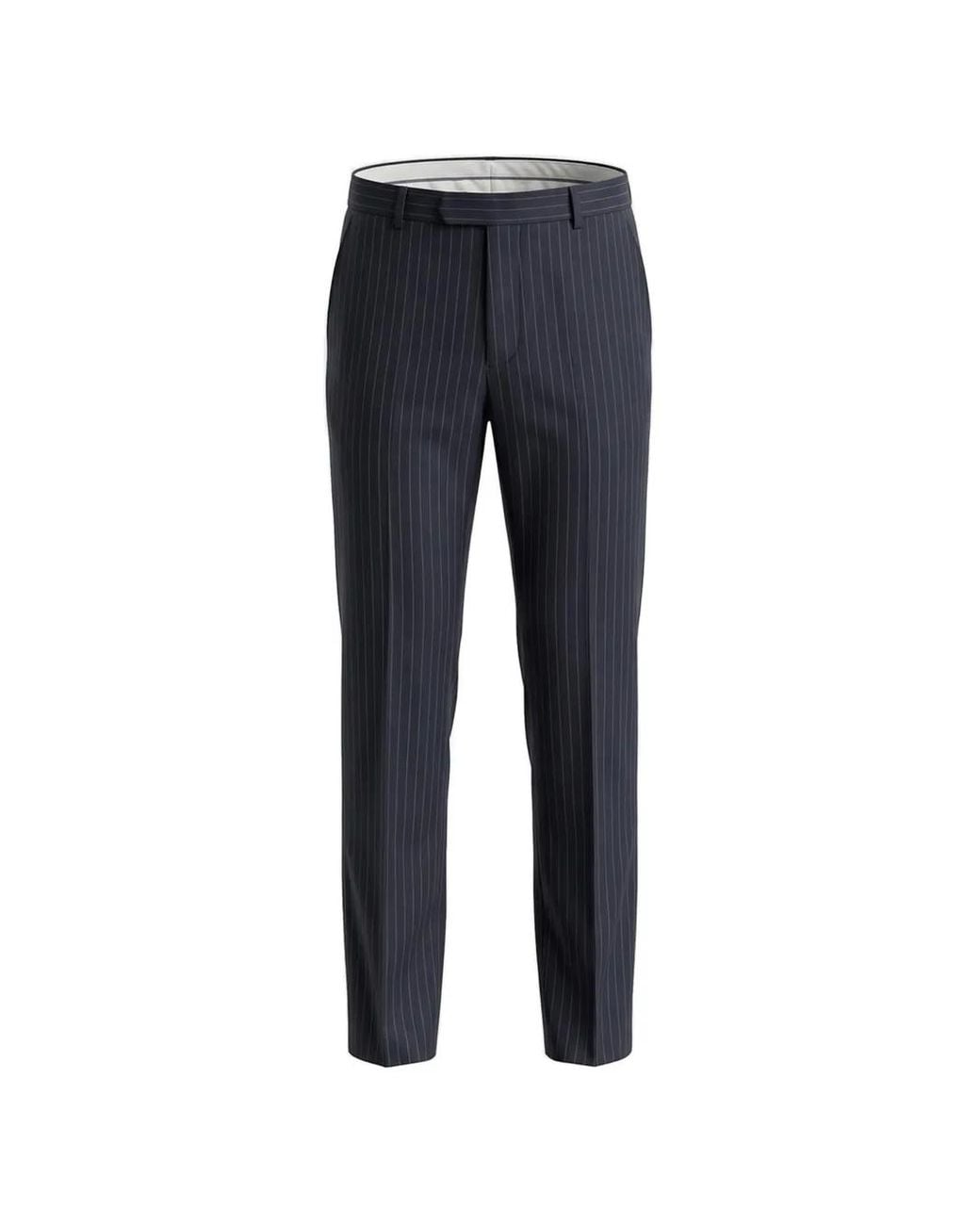 Gucci Blue Pinstriped Wool Suit for men