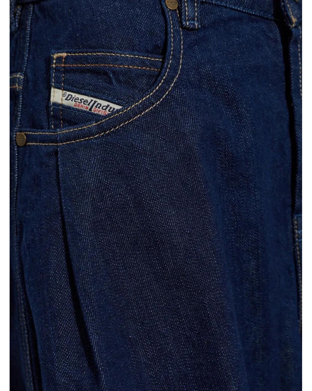 DIESEL Blue 1987 D-Khelz Wide-Leg Jeans