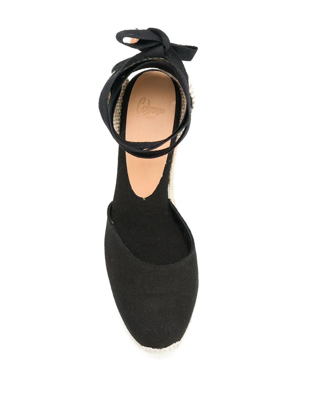 Castaner Black Carina Espadrilles 80Mm