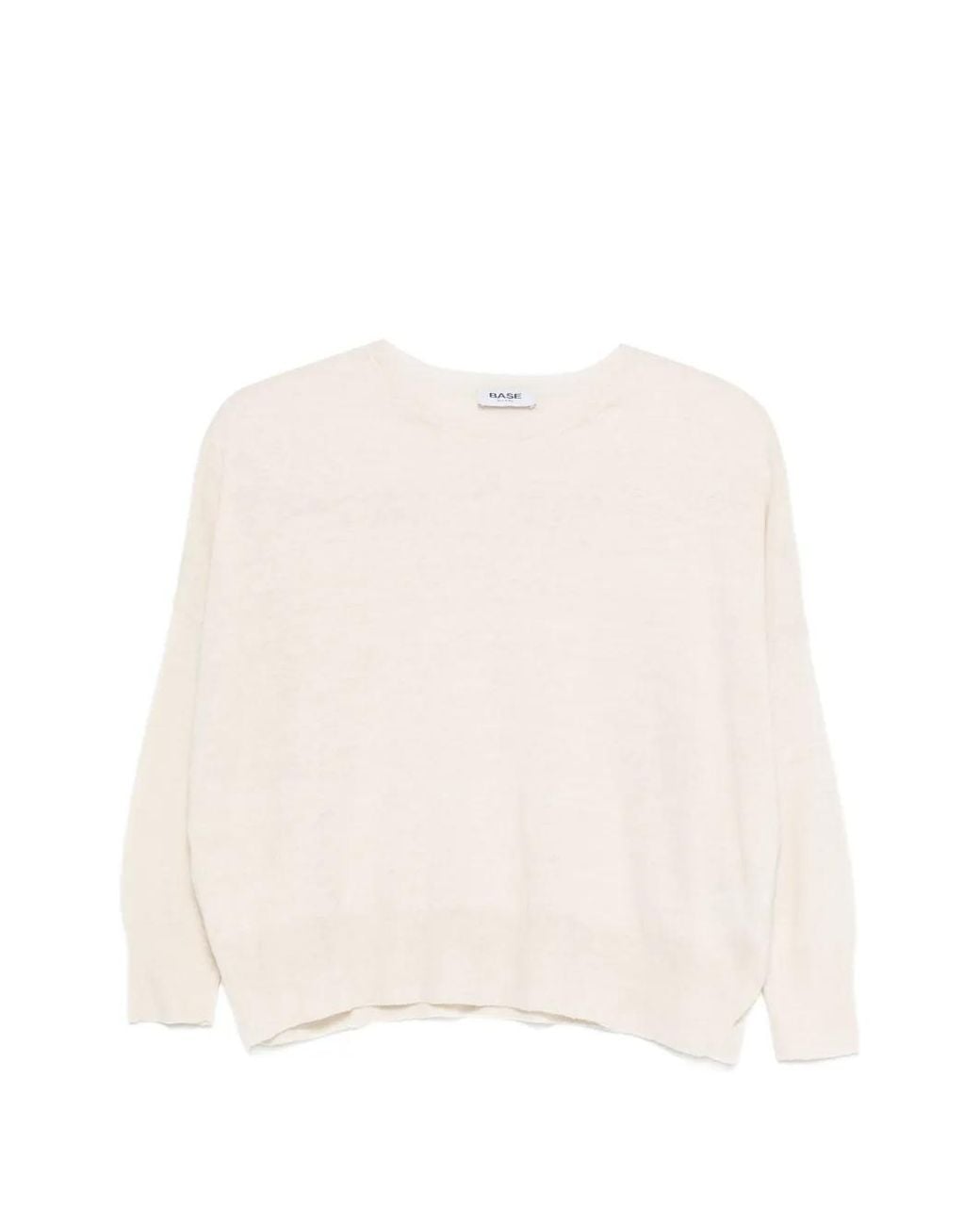 Base London Natural Long-Sleeve Top