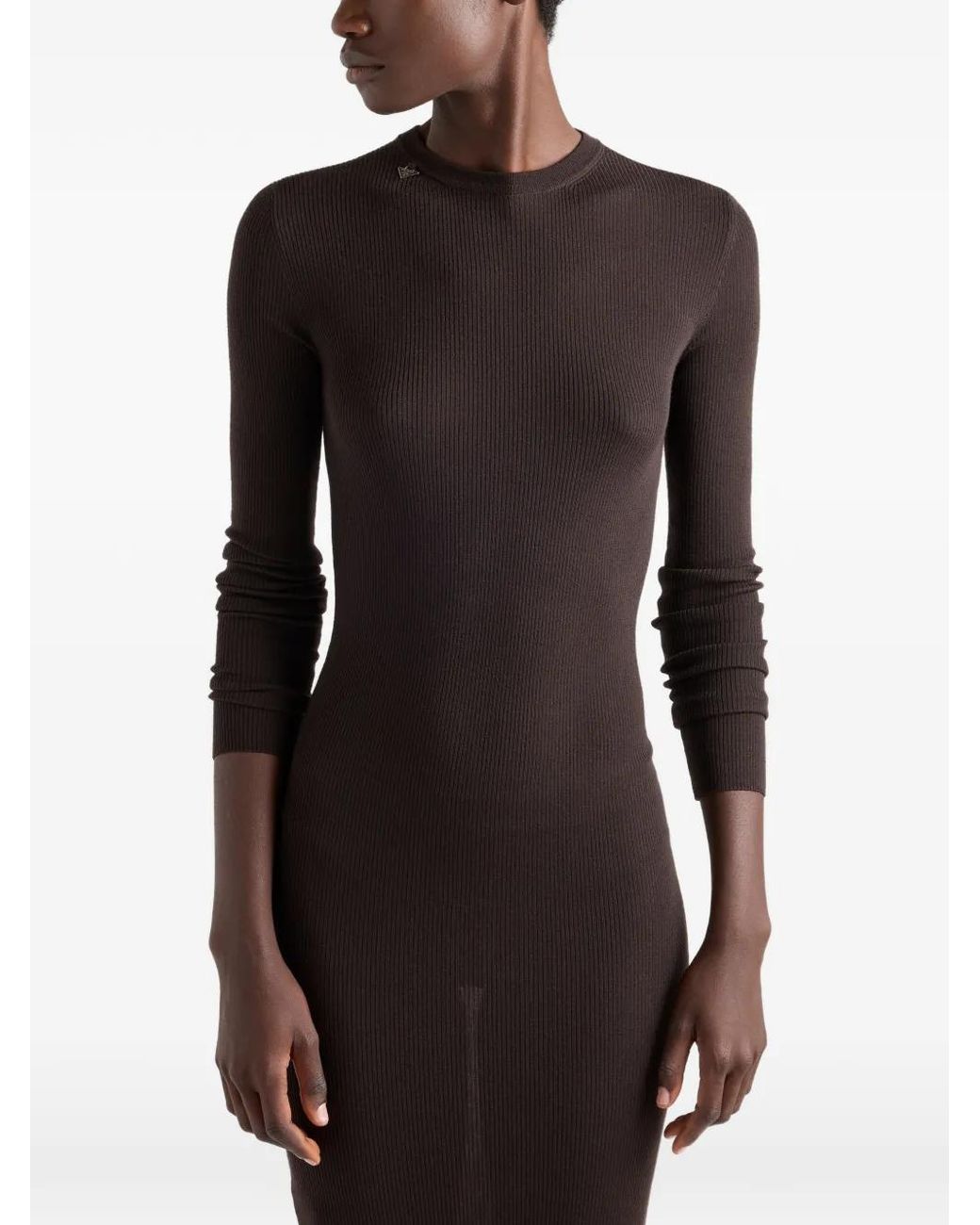 Prada Black Wool Dress