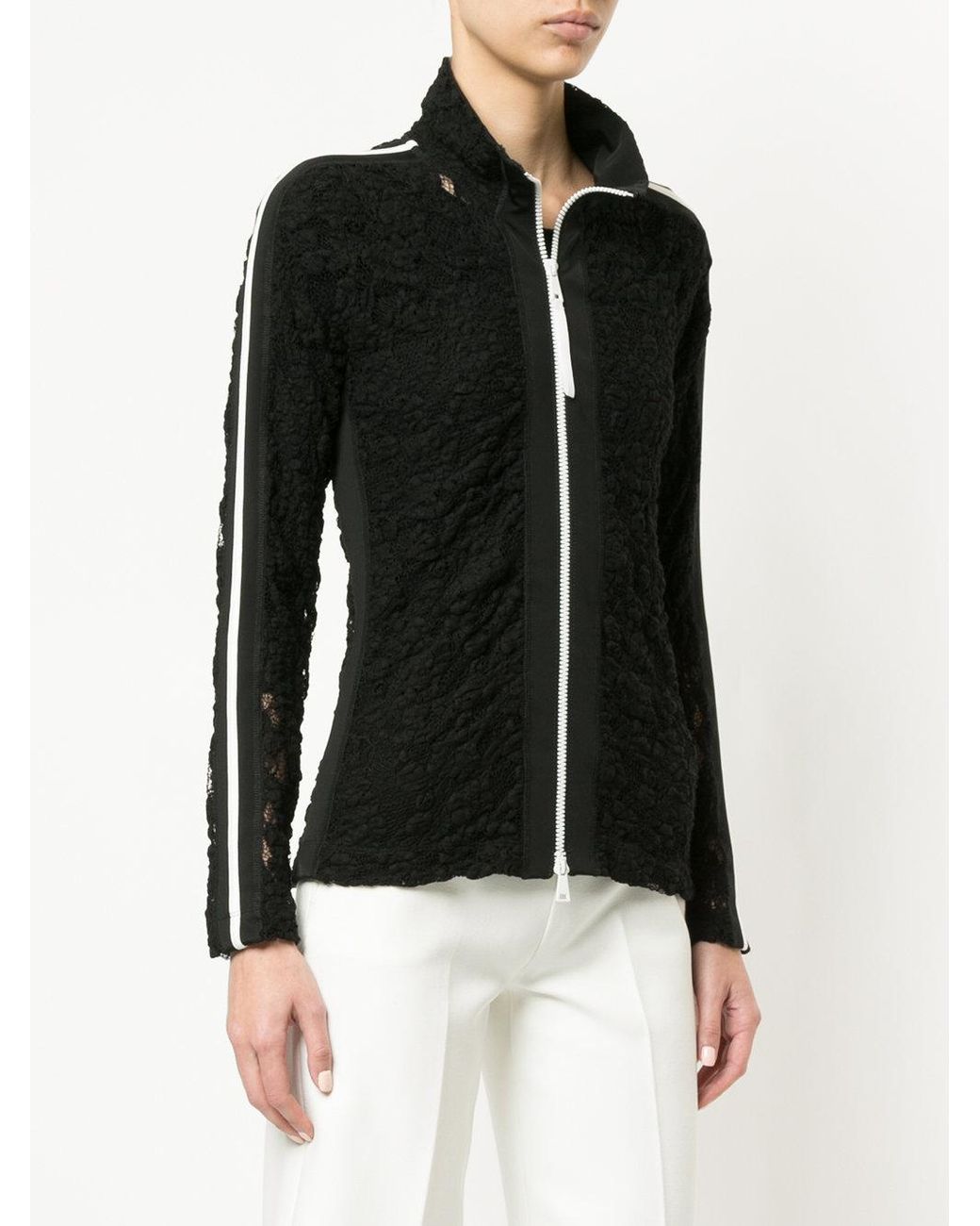 Marc Cain Lace Sports Jacket in Black | Lyst