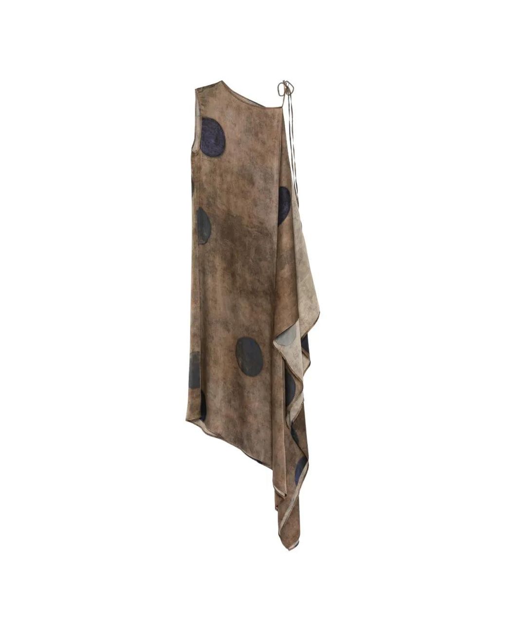 Uma Wang Natural Avery Asymmetric Dress