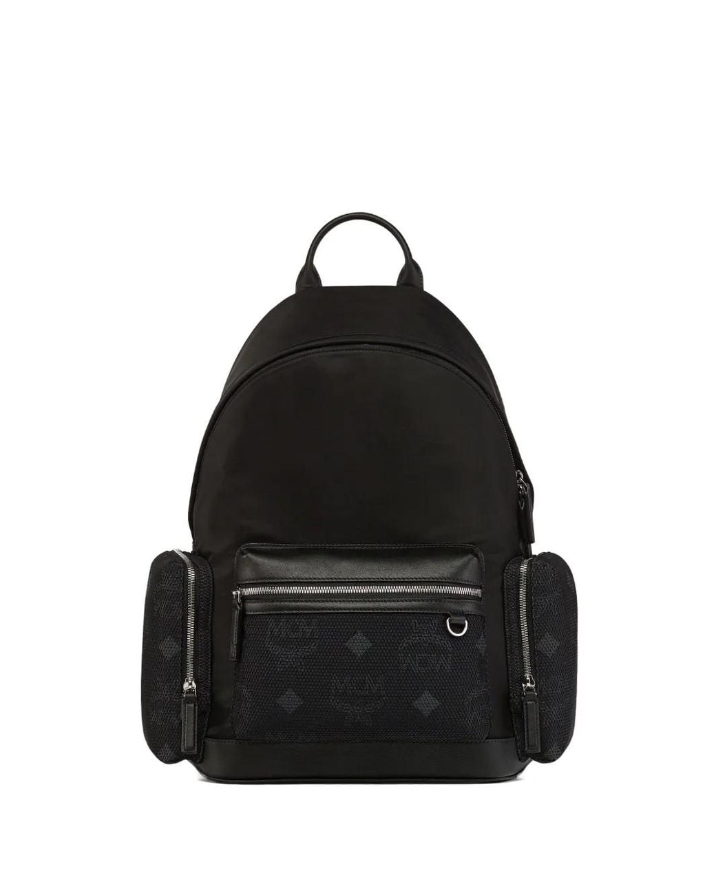 MCM Black Medium Stark Backpack