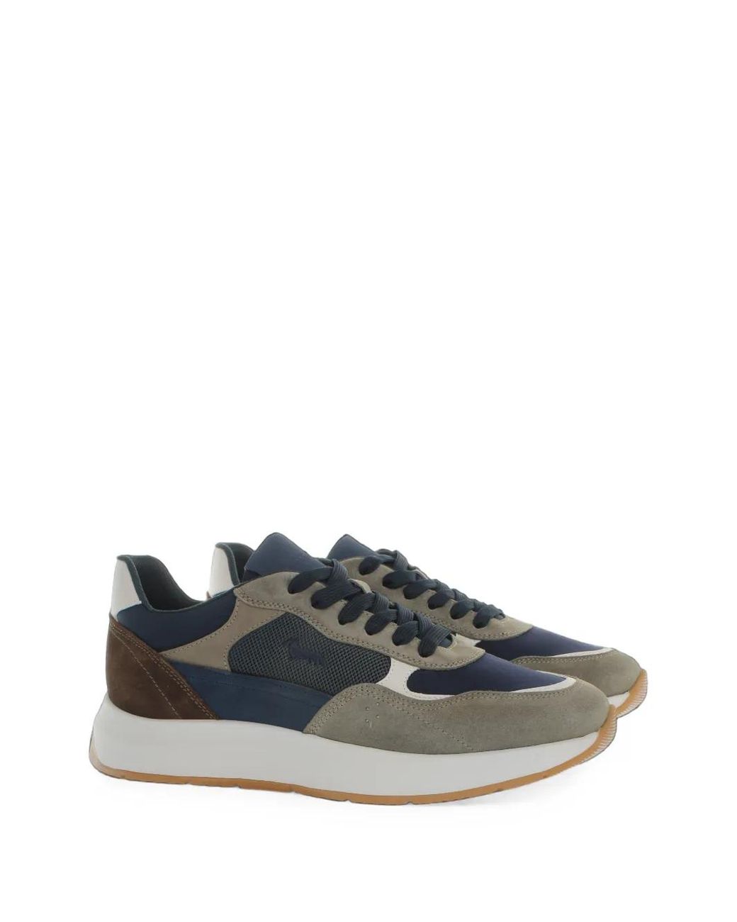 Harmont & Blaine Multicolor Panelled Mesh-Insert Sneakers for men