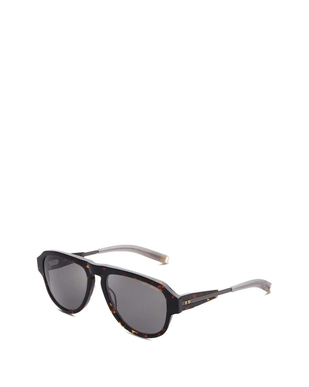 Dita Eyewear Gray Lancier Tortoise-Shell Pilot-Frame Sunglasses