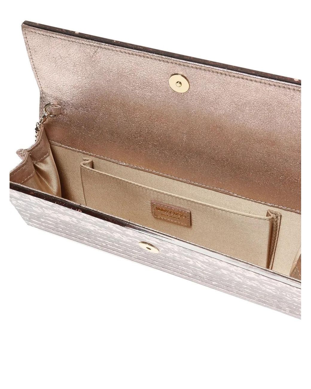 Jimmy Choo Gray Sweetie Logo-Detail Shoulder Bag