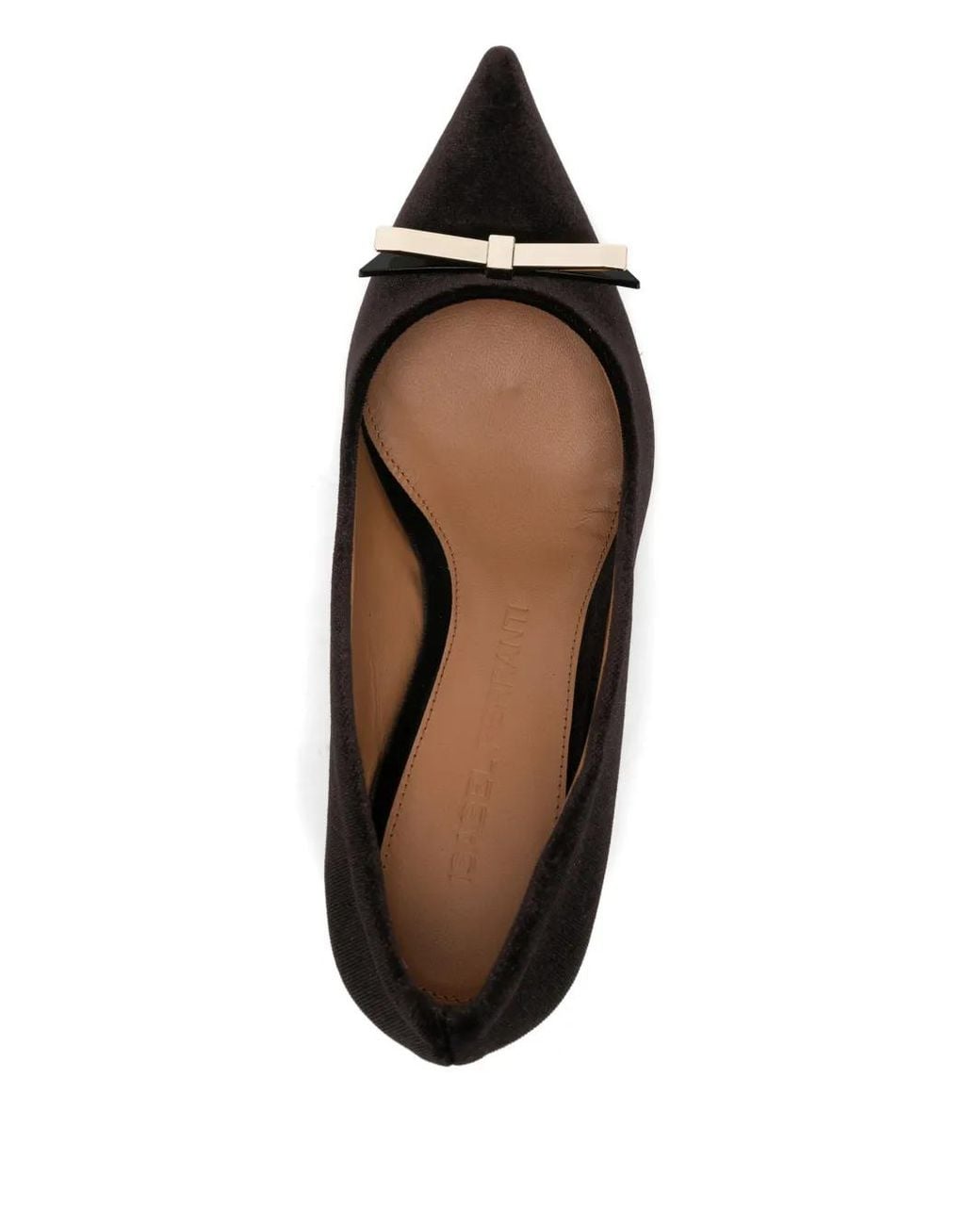 Isabel Ferranti Black 60Mm Bow-Detailed Pointed Pumps