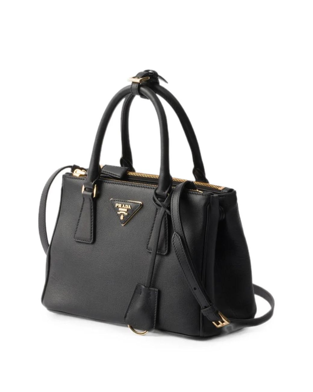 Prada Black Galleria Small Leather Bag