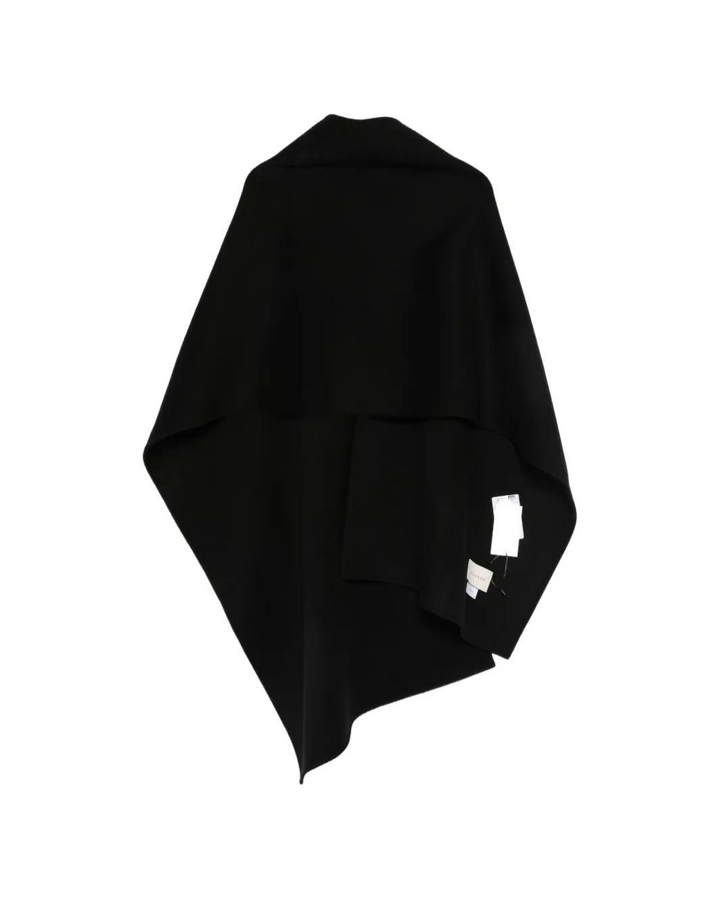 Almada Label Black Colette Asymmetric Cape