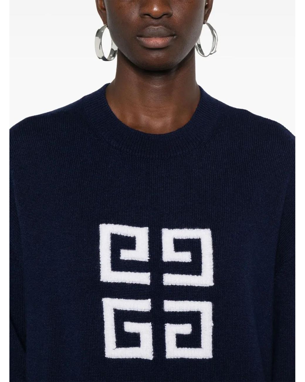 Givenchy Blue Sweaters