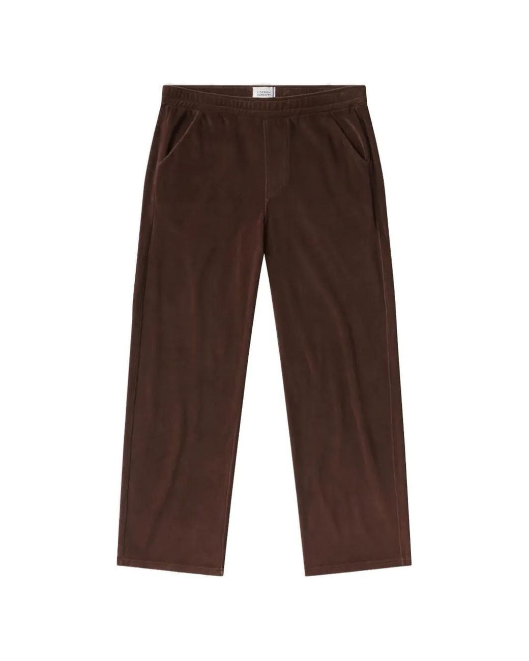 Citizens of Humanity Brown Brynn Velour Track Pants