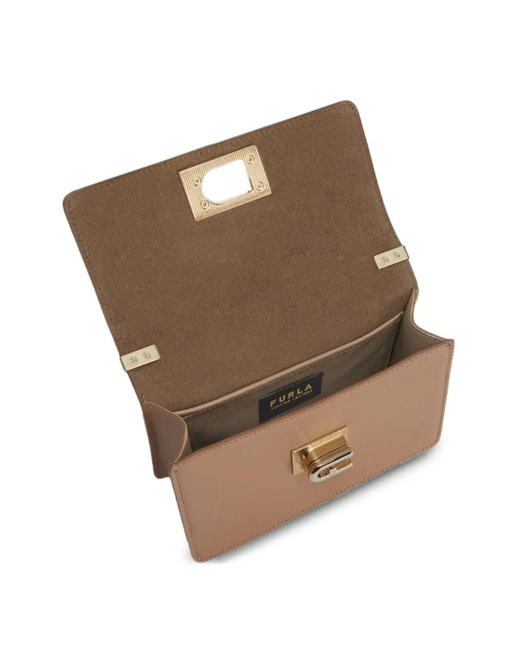 Furla Natural Mini 1927 Leather Crossbody Bag