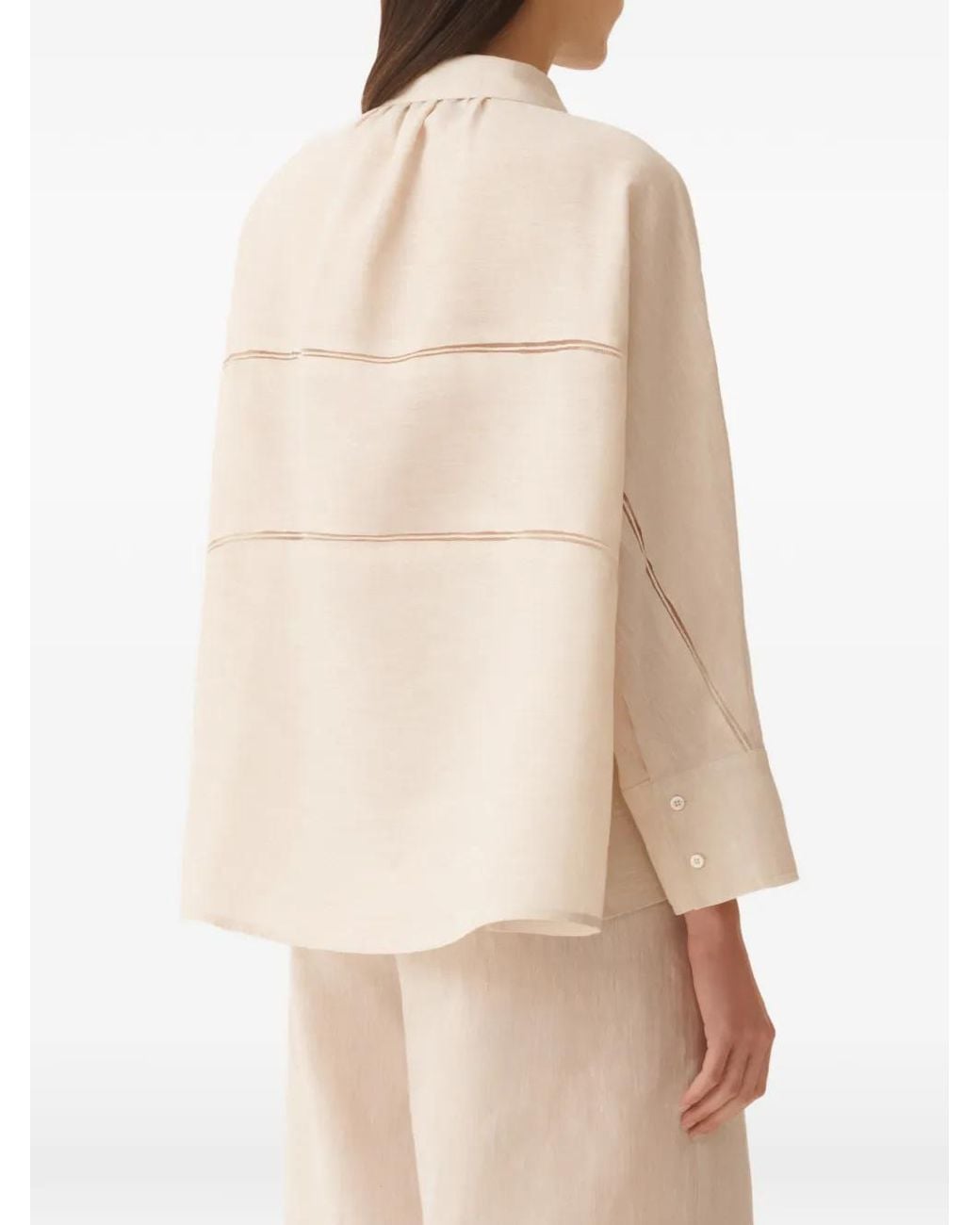 Fabiana Filippi Natural Linen Shirt