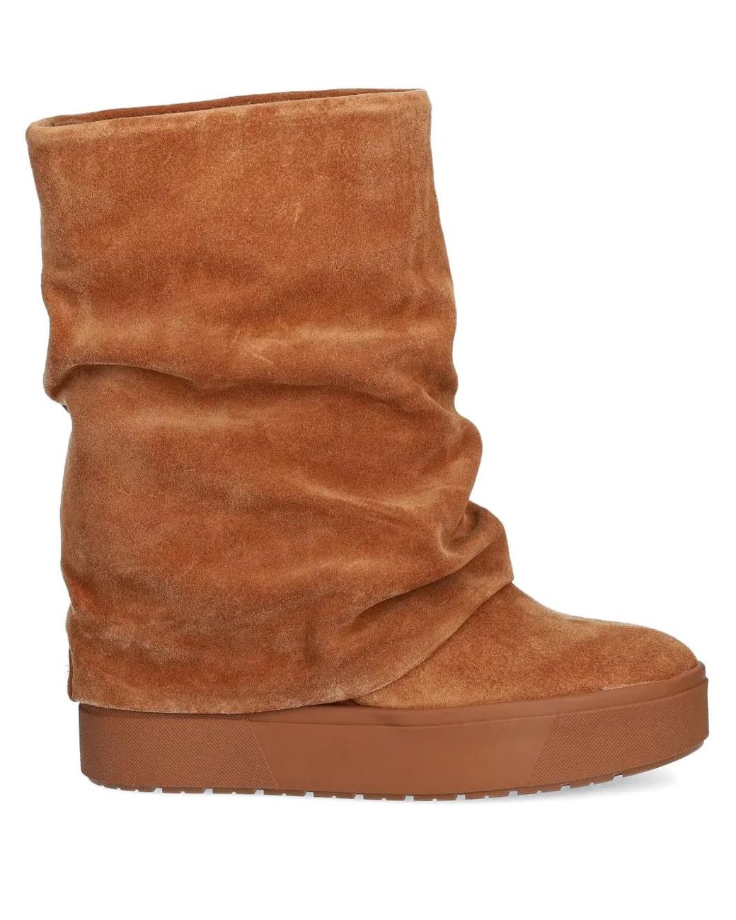 Guess Brown Draped Ankle Boots
