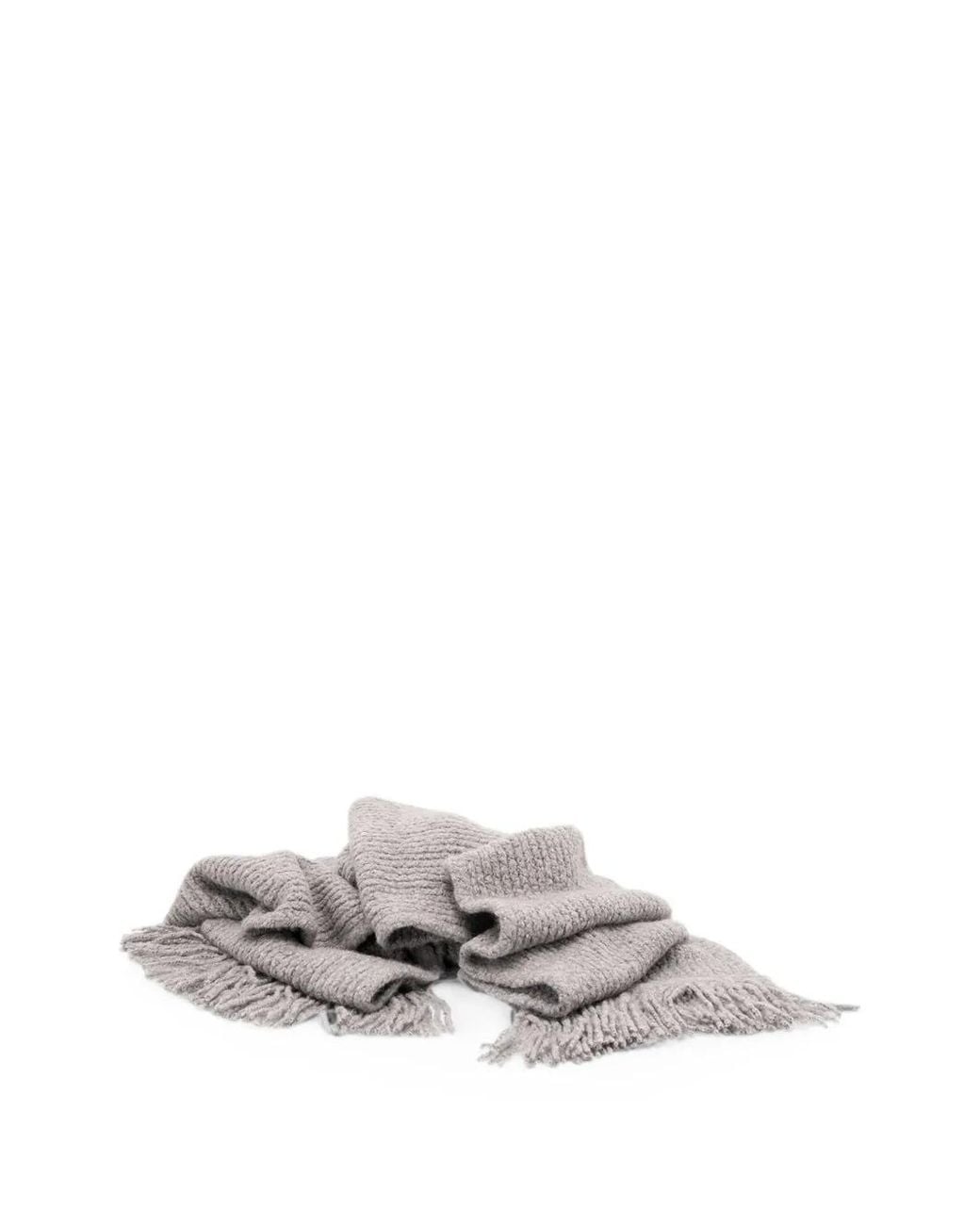 Sciarpa Con Frange di Alanui in White