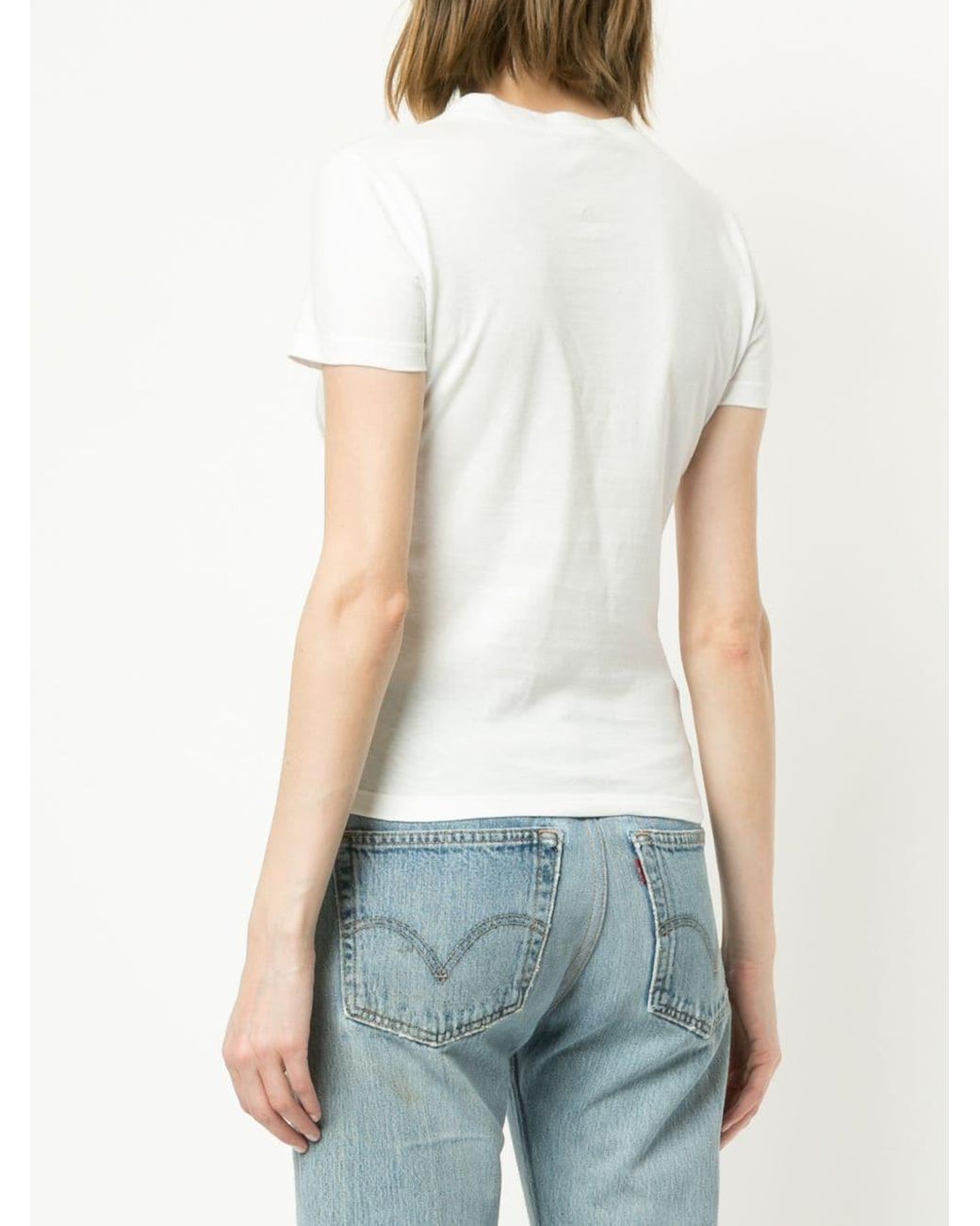 Christian Dior Pre-Owned J'adore Dior T-shirt in White | Lyst
