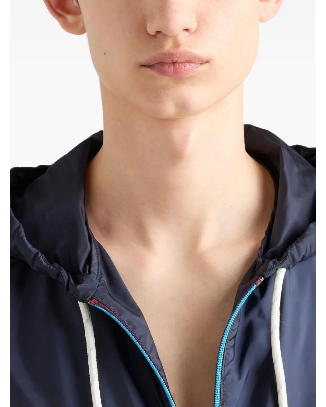 Prada Blue Coats for men
