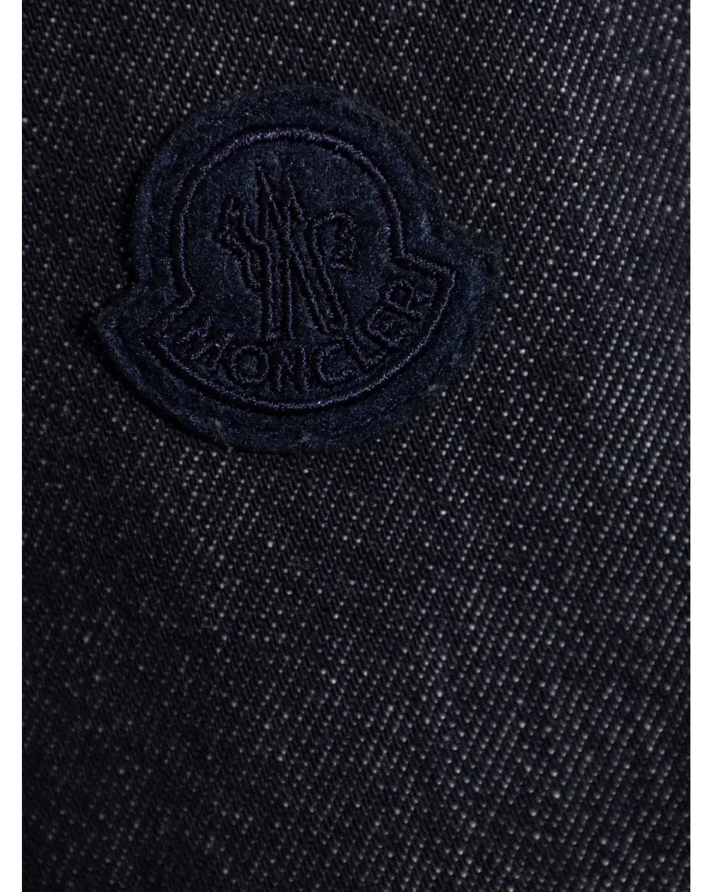 Moncler Bomberjacke Mit Reißverschluss in Blue für Herren