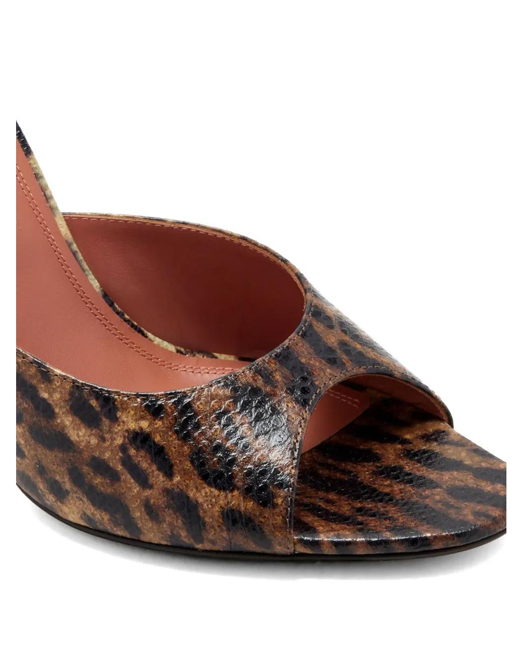 AMINA MUADDI Brown 95Mm Alexa Mules