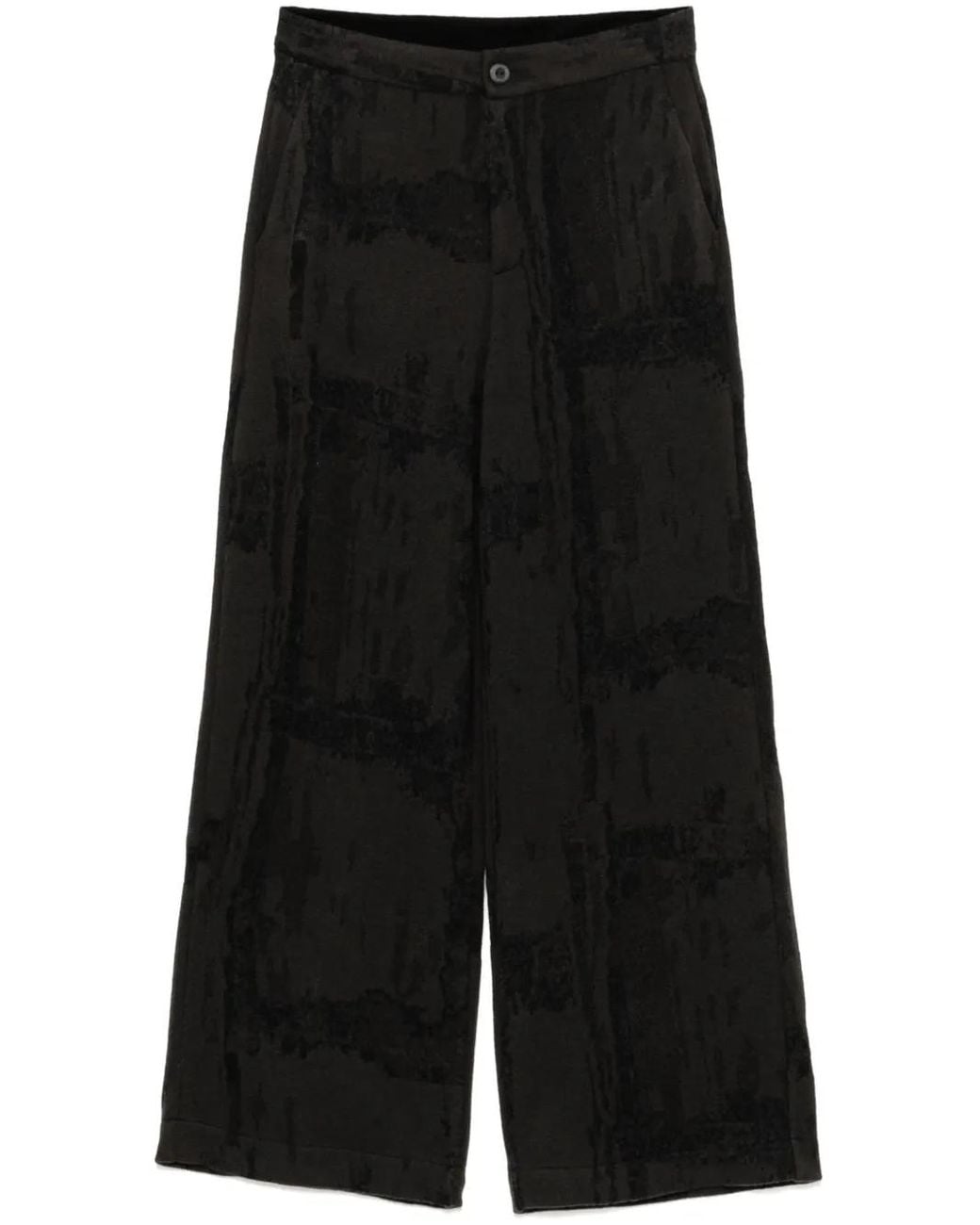 Transit Black Wide-Leg Palazzo Pant