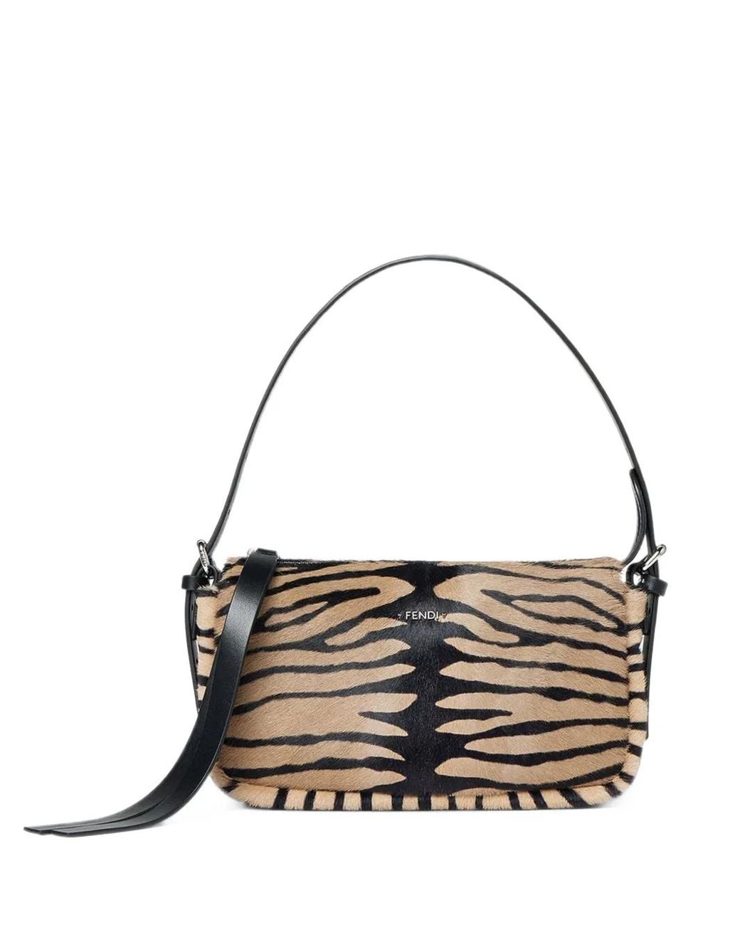 Fendi Metallic Zip Top Small