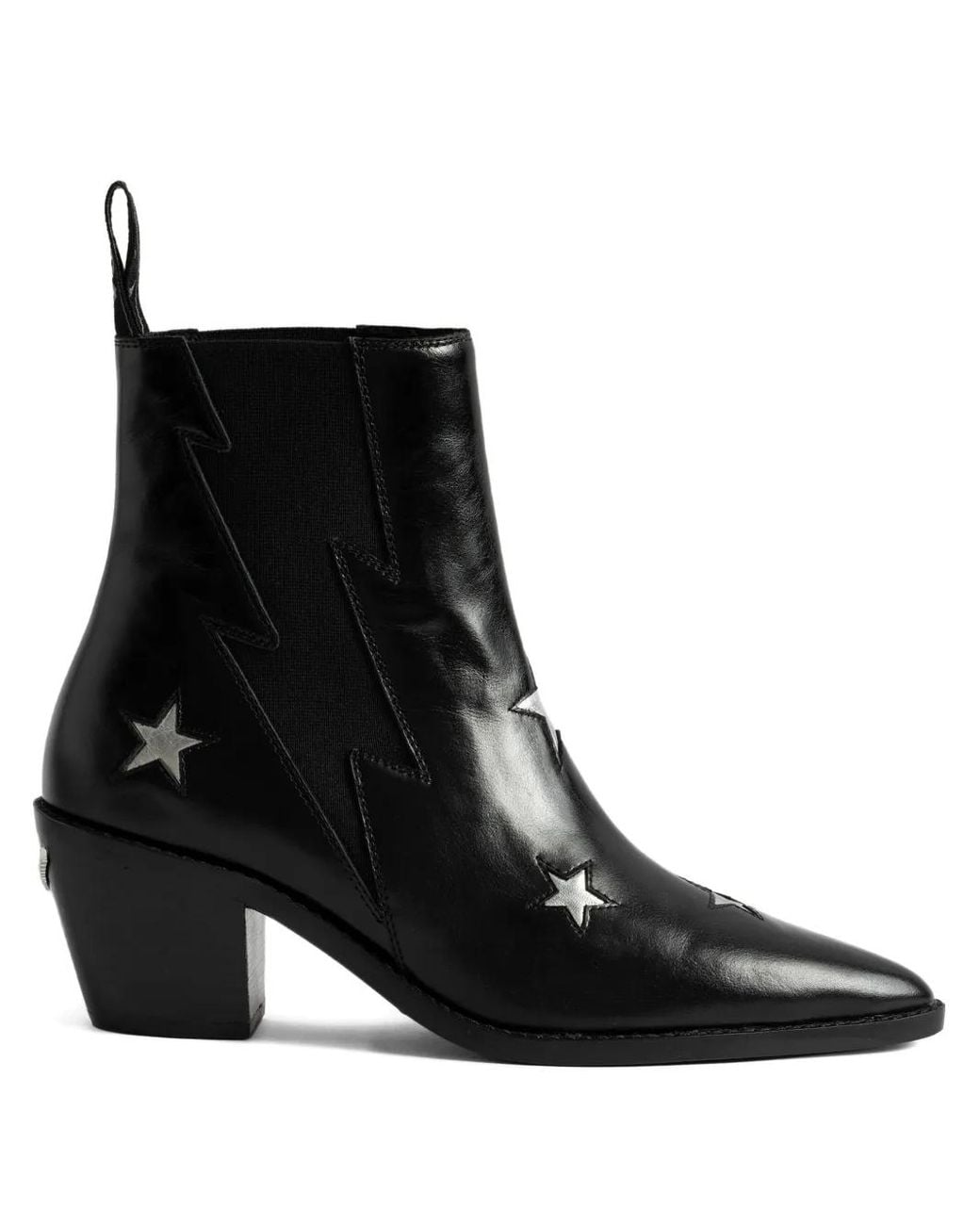 Zadig & Voltaire Black Bottines Tyler 60 Mm