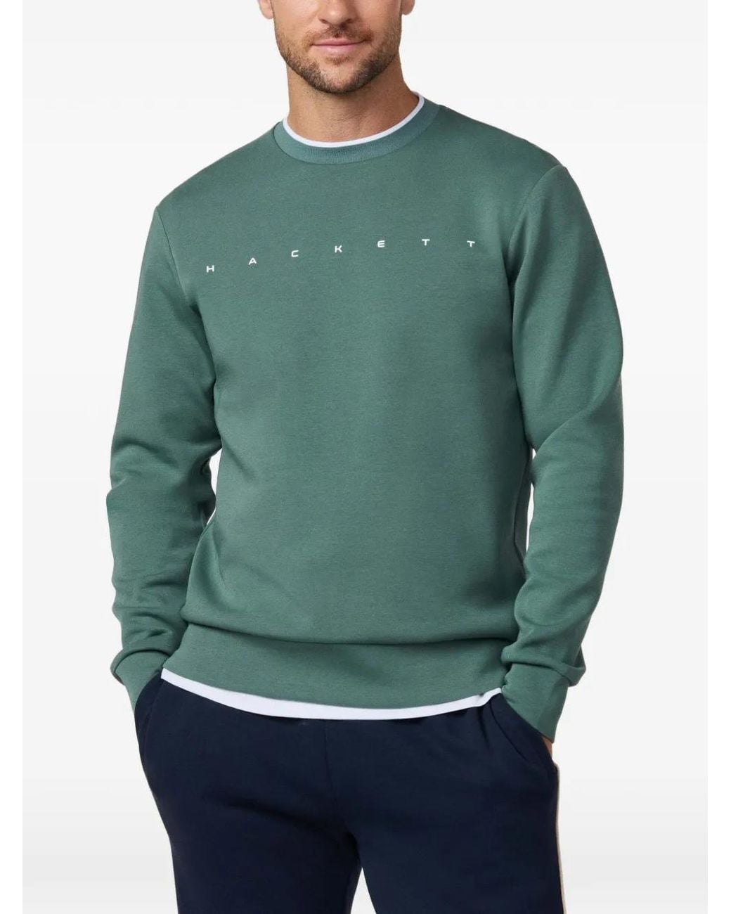 Pull À Logo Imprimé Hackett pour homme en coloris Green
