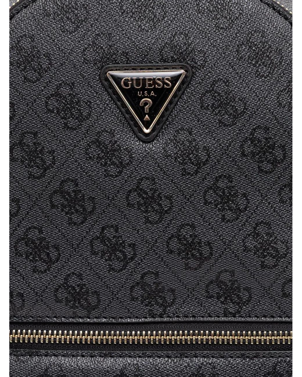 Guess Blue Follie Logo Pattern Backpack
