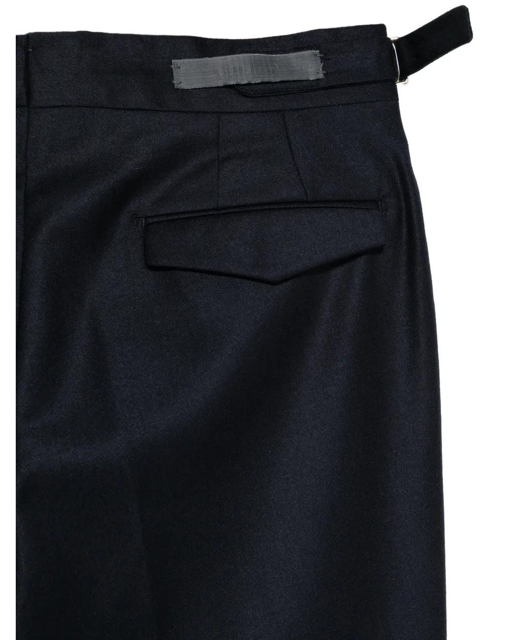 Turhed Briglia 1949 Pleated-Waistband Turned-Up-Hem Trousers in Blue | Lyst