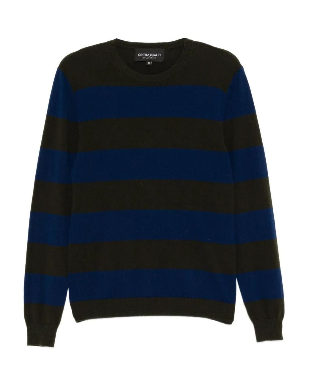 Cynthia Rowley Blue Lucky Striped Top