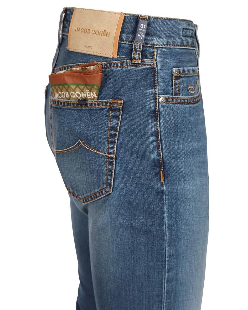 メンズ Jacob Cohen ファイブポケット ジーンズ Blue