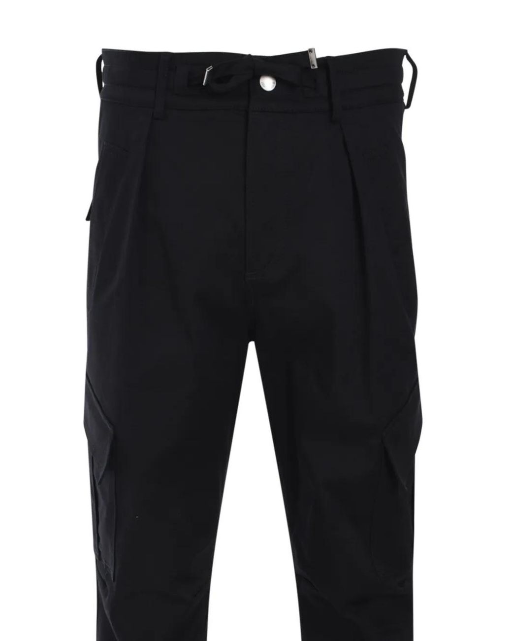 Roberto Cavalli Black Cargo Drill Trousers for men