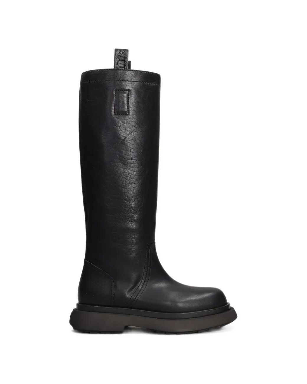 3Juin Black Ika Chunky-Sole Knee-High Boots