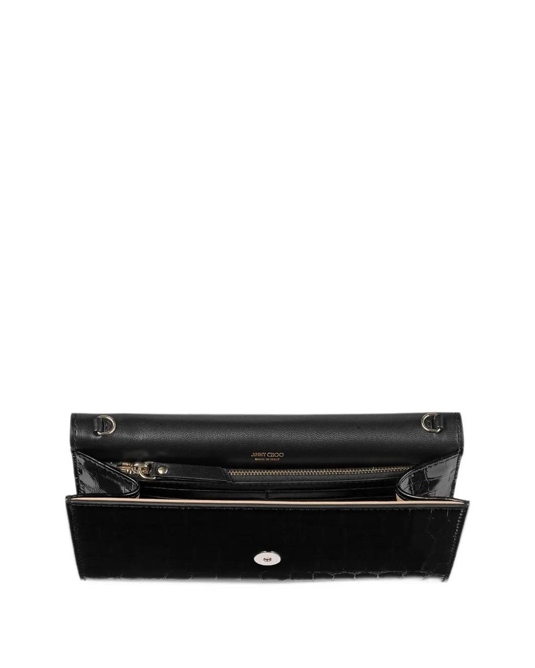 Jimmy Choo Black Emmie Clutch Bag