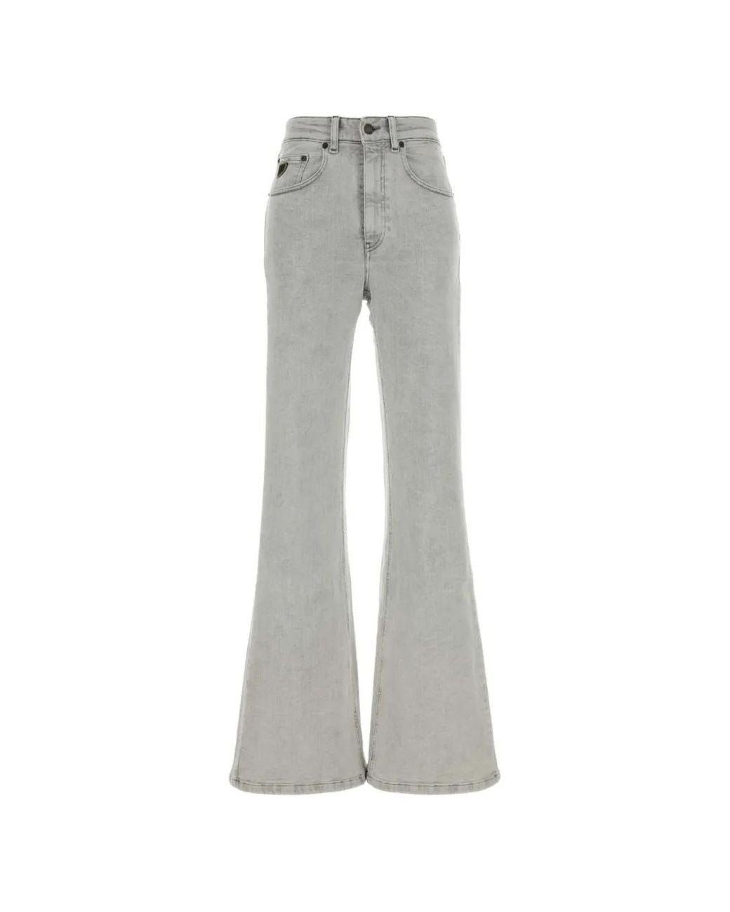 Lois Gray Pleated Jeans