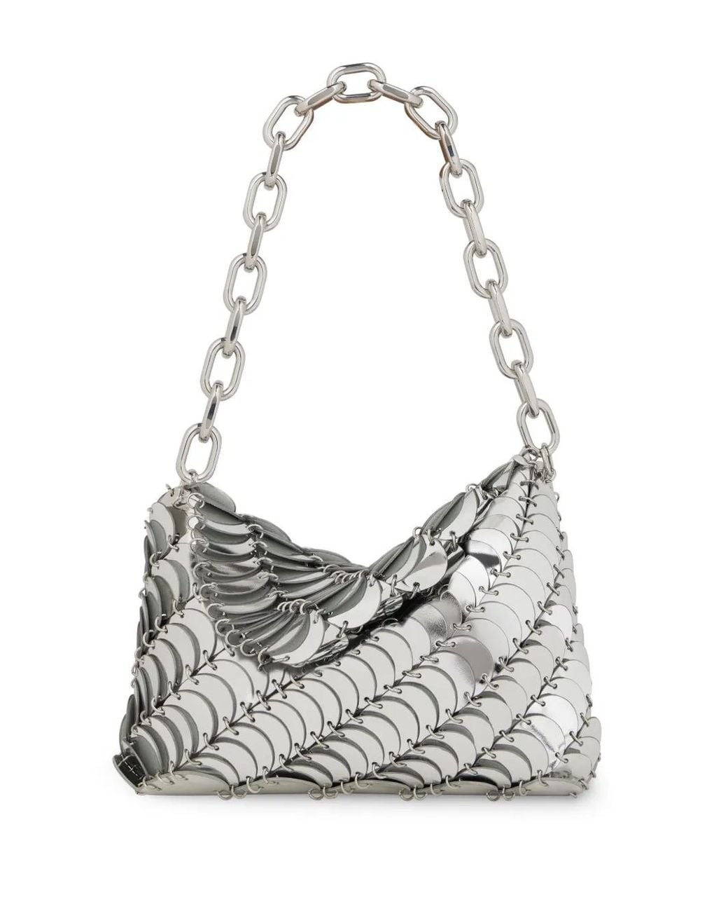 Rabanne White Chainmail Shoulder Bag