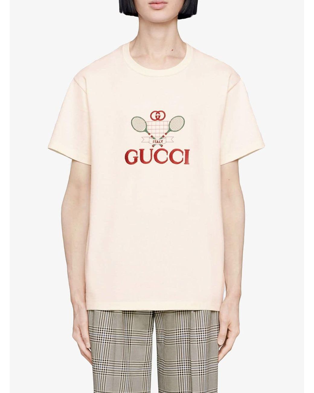 gucci-White-Oversize-Tennis-T-