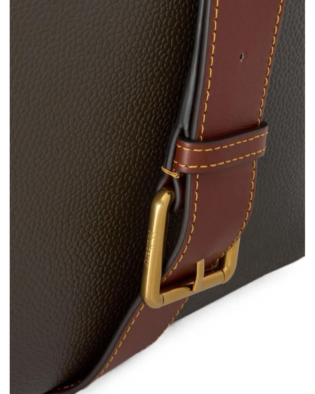 Mulberry Brown Antony Grained-Texture Messenger Bag