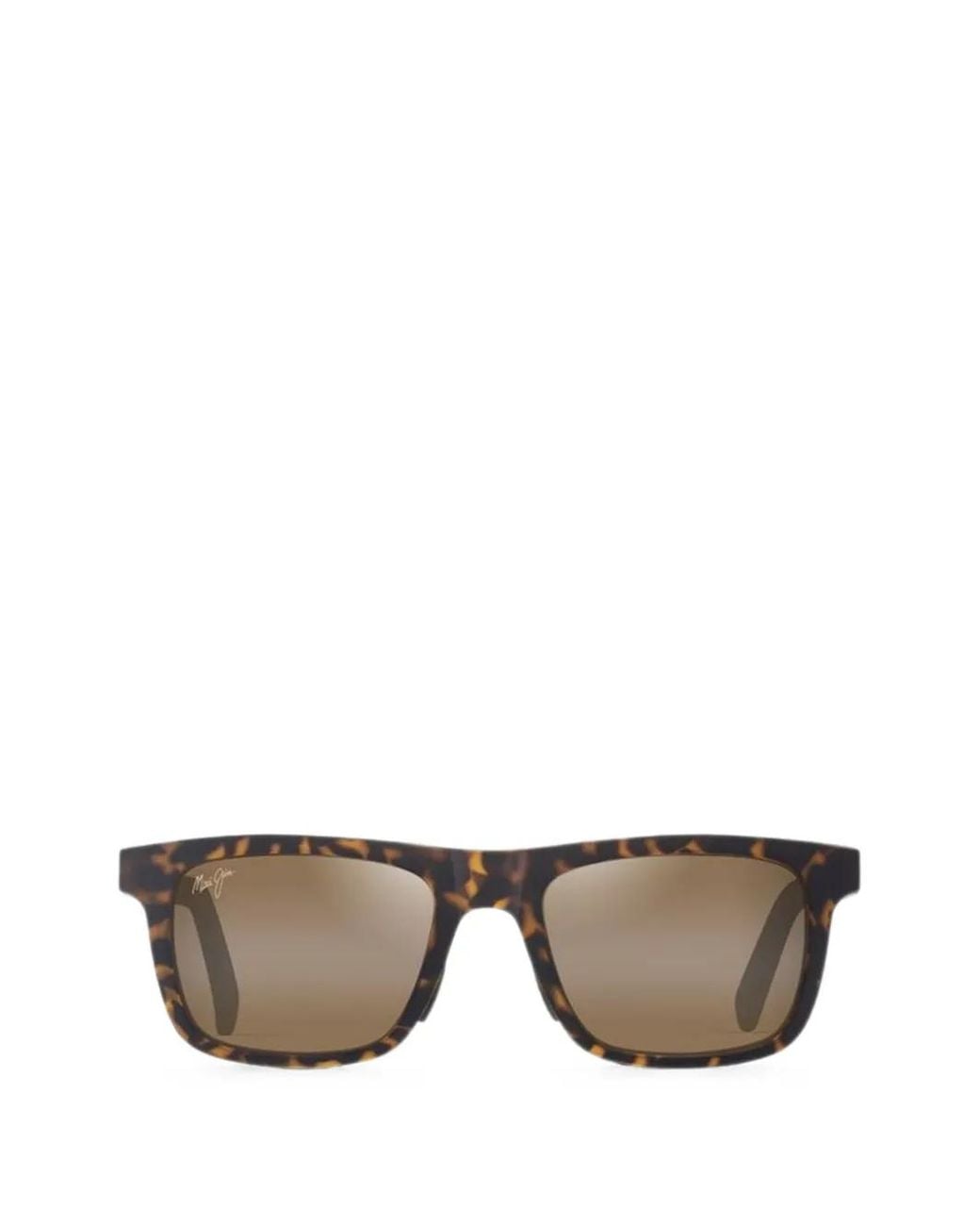 Maui Jim Gray Moaka Square-Frame Sunglasses