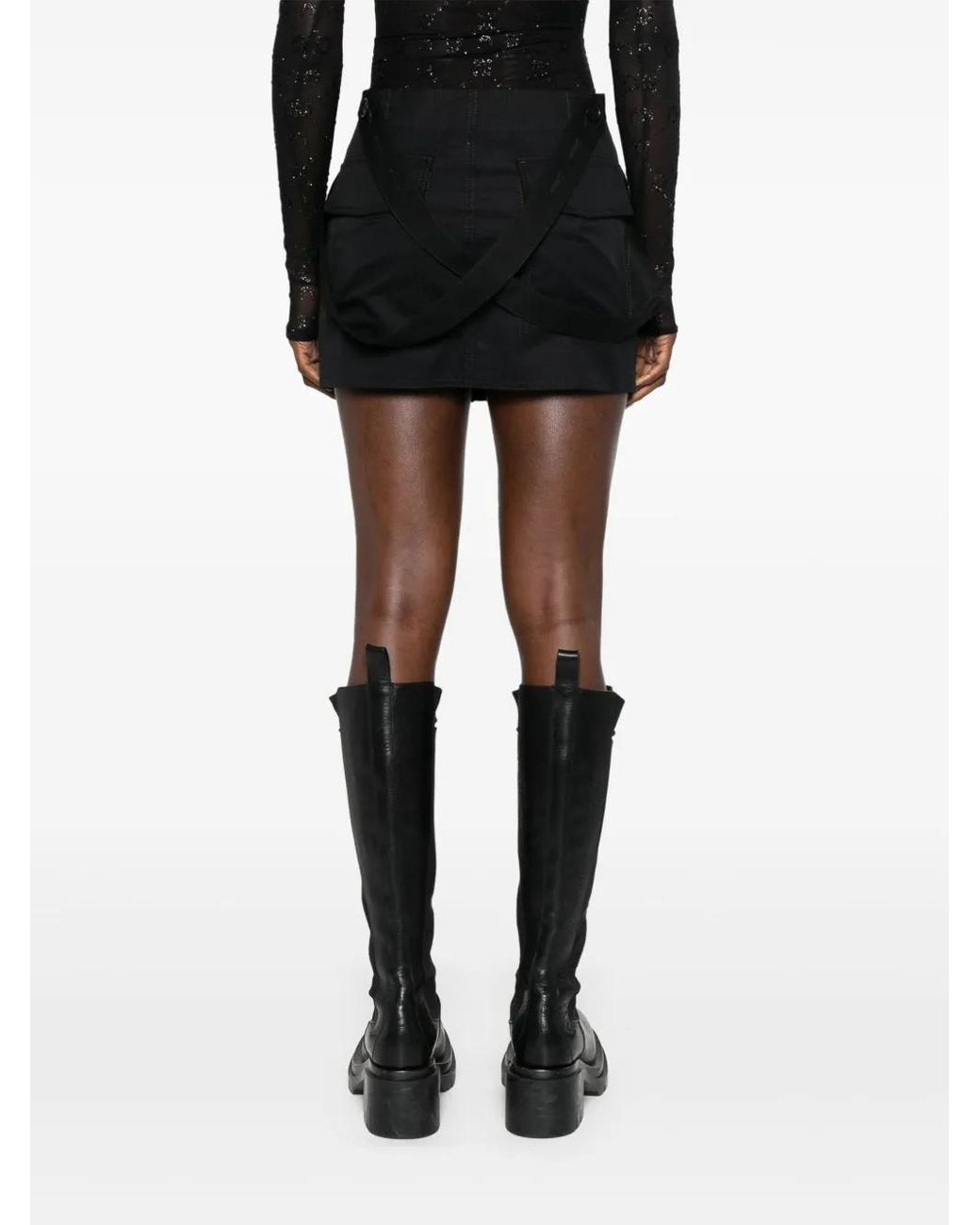 Off-White c/o Virgil Abloh Cargo Mini-Rok in het Black