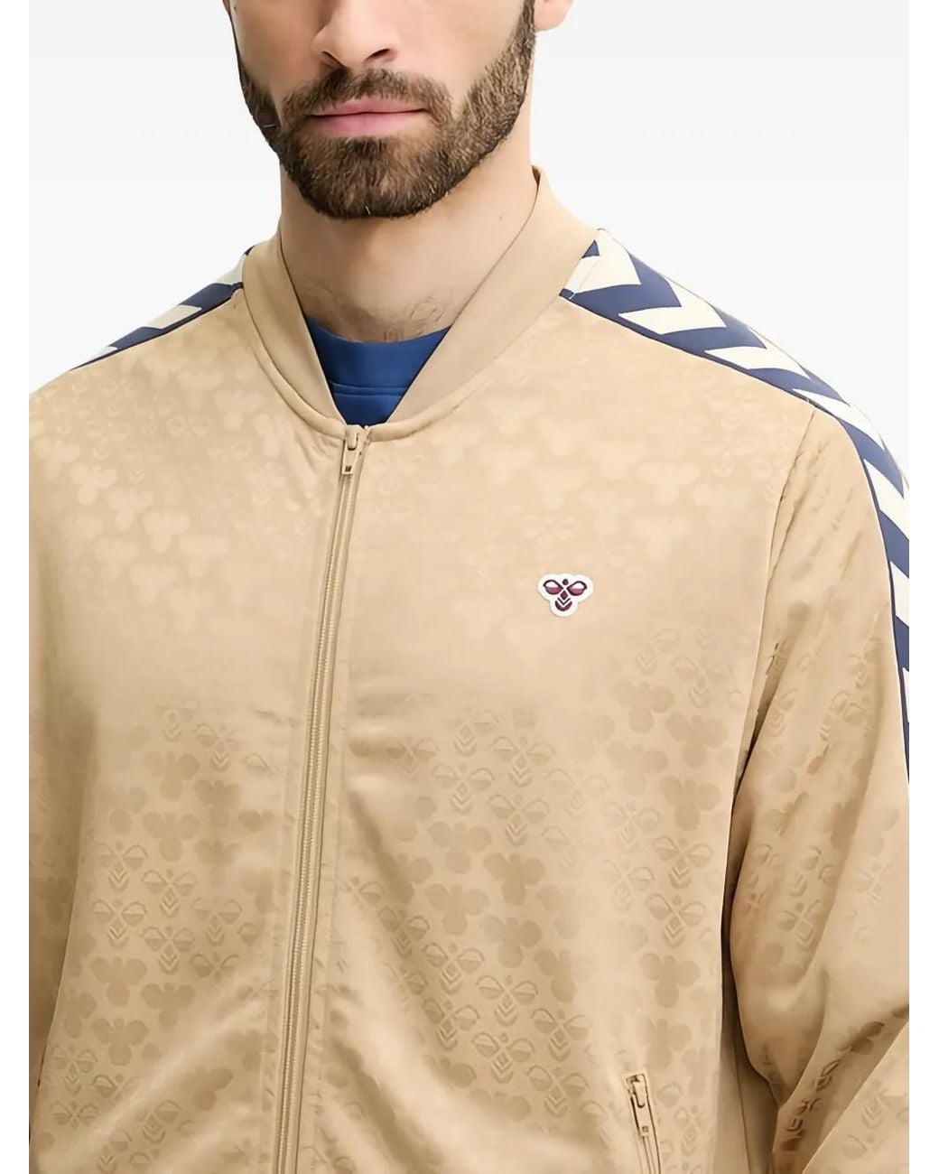 Hummel Natural Patterned Stripe Detail Jacket for men