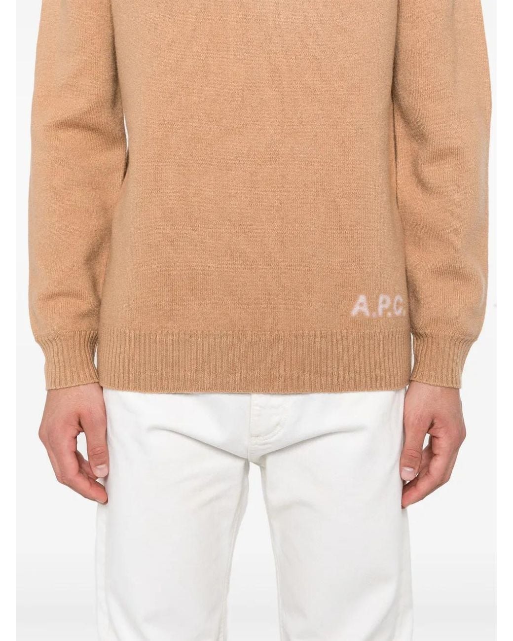 A.P.C. Brown Walter Sweater for men